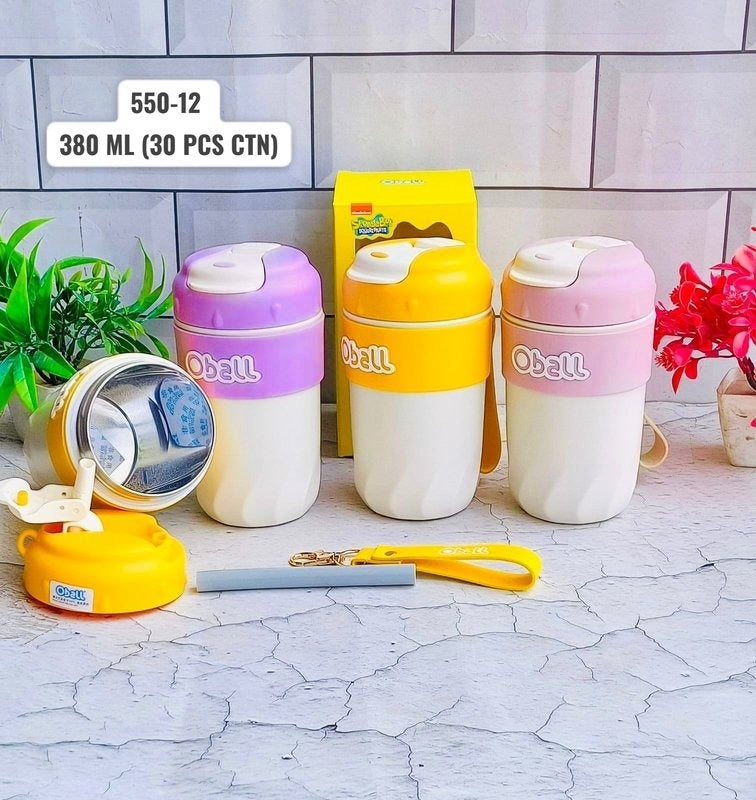 Premium Stainless Steel Insulated Coffee Sipper With Carry Band ( 380ML ) ( 550-12 )