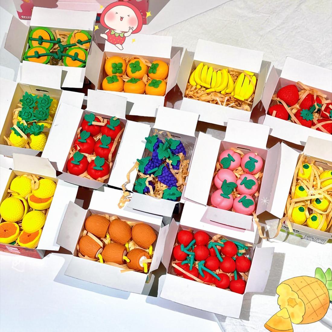 Mini Cute Fruit Eraser