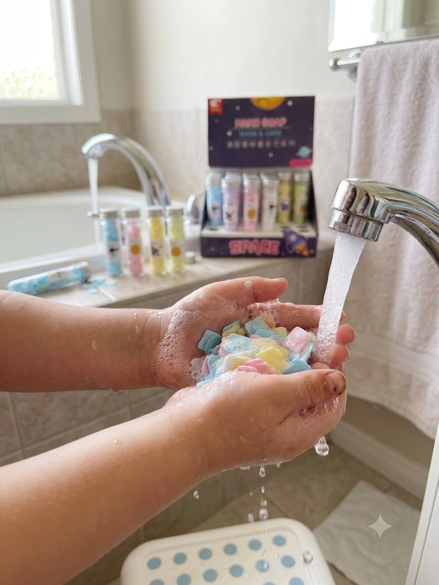 Magic Hand Wash Paper Soap in Tube Shape Bottle