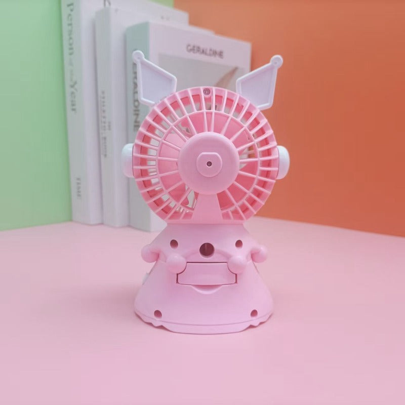 DOLL SHAPE USB HAND FAN WITH SHARPNER