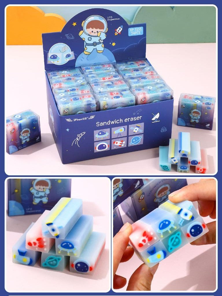 Sandwich Space Eraser