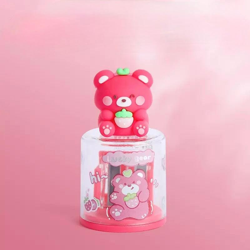 Bear 3d Design Dual Hole Pencil Sharpener