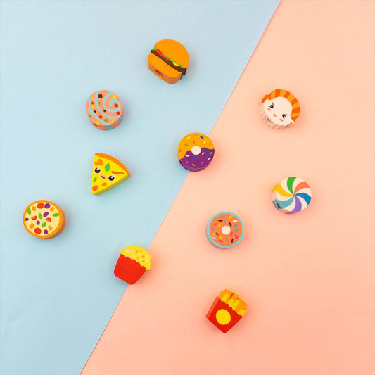 Cute 3D Fast Food Pencil Topper Eraser