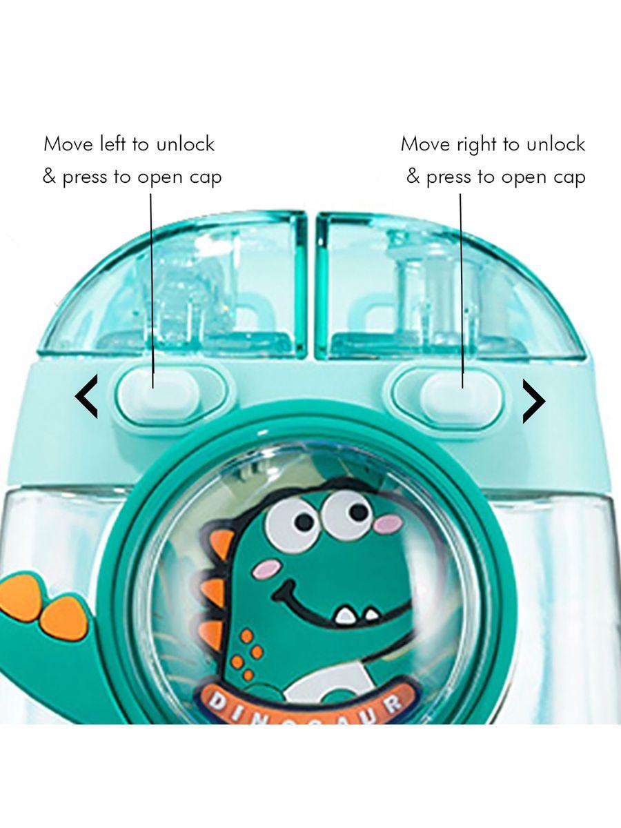 Backpack Style Two Way Lid Sipping Water Bottle 1000 ml