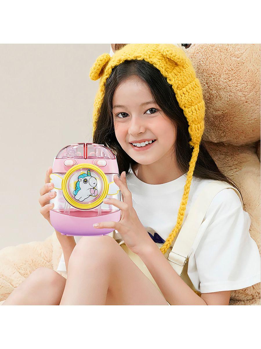 Backpack Style Two Way Lid Sipping Water Bottle 1000 ml