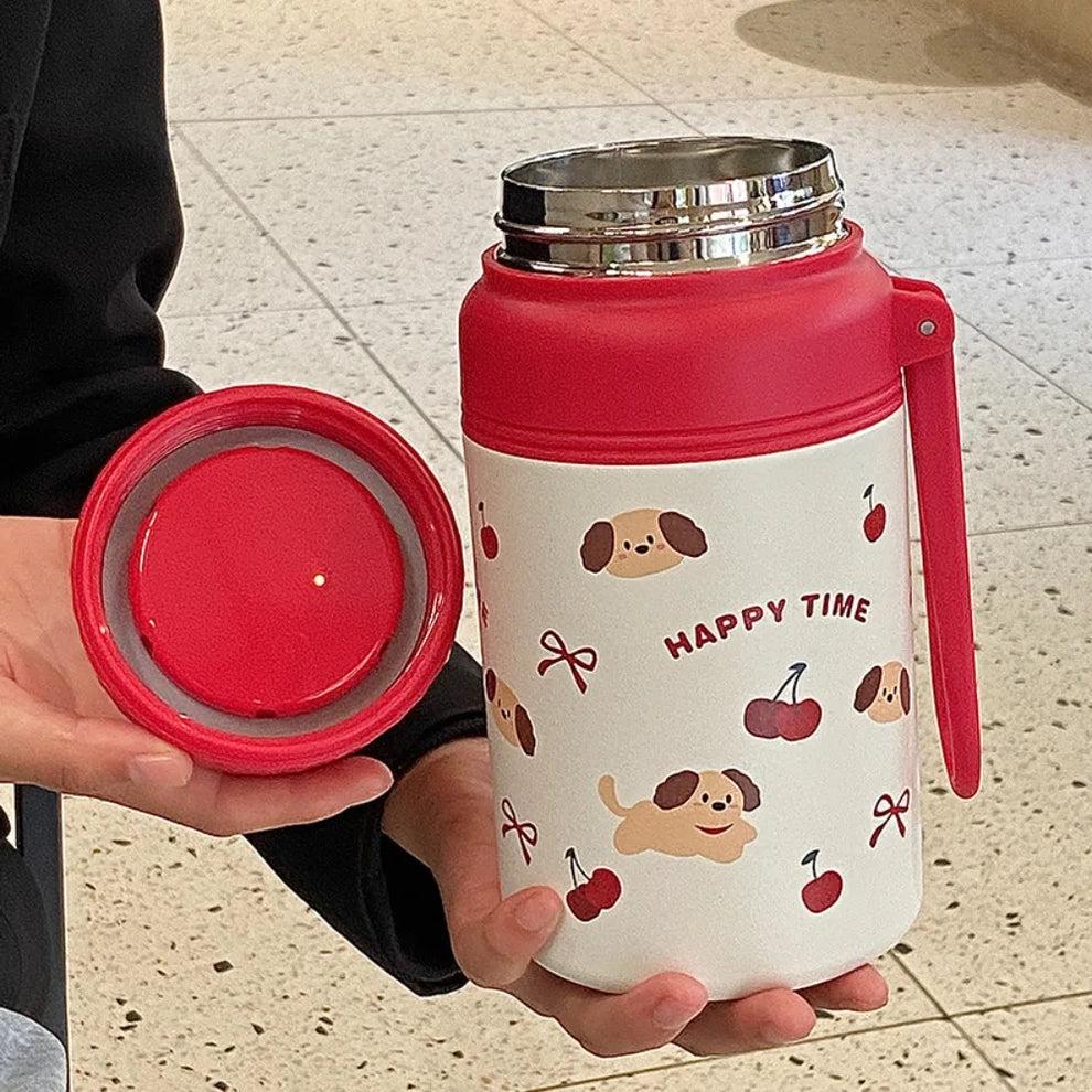 Cute Carry Food Jar