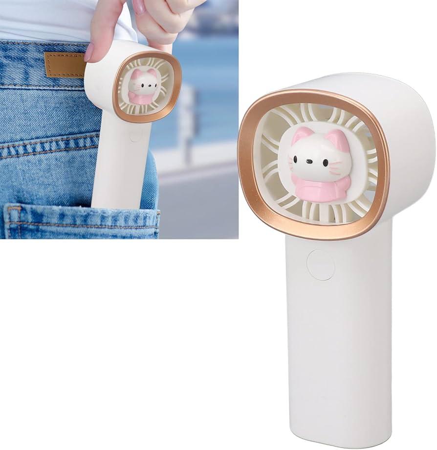 Cute Kitty Mini Hand Fan