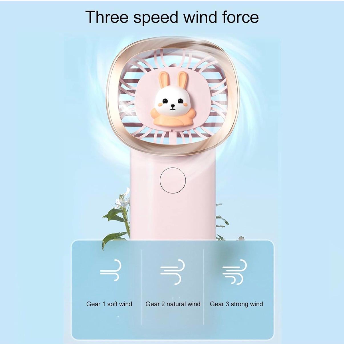 Cute Kitty Mini Hand Fan