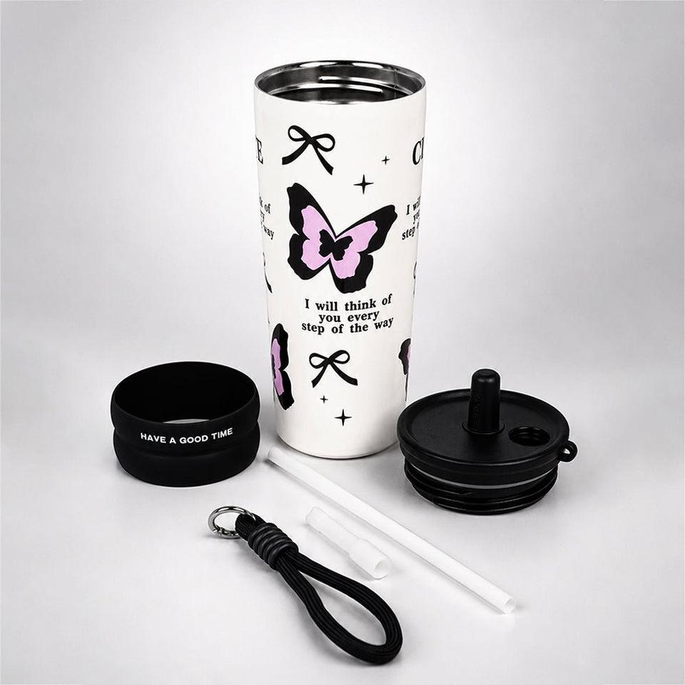 Joyful Straw Tumbler 🌸