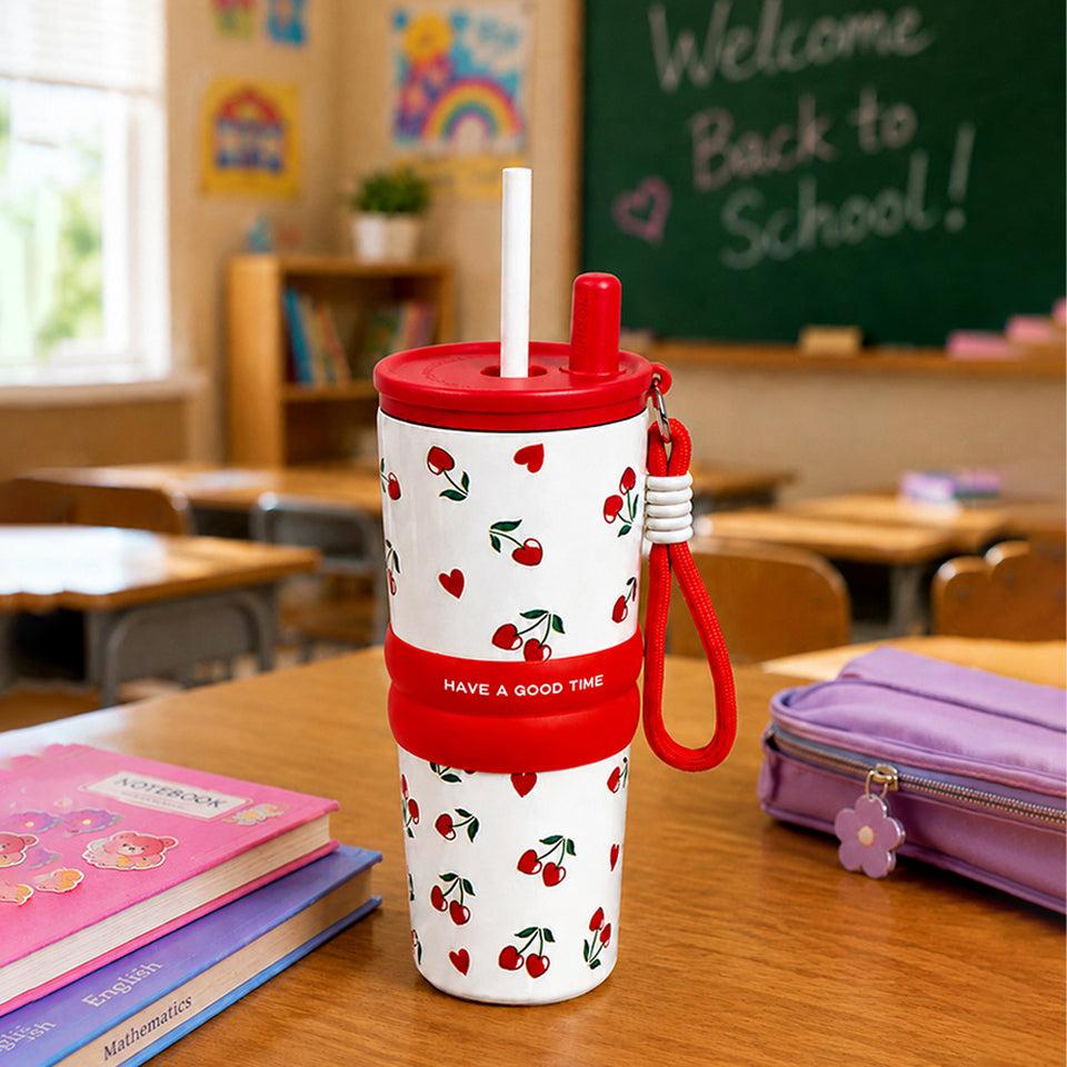 Joyful Straw Tumbler 🌸