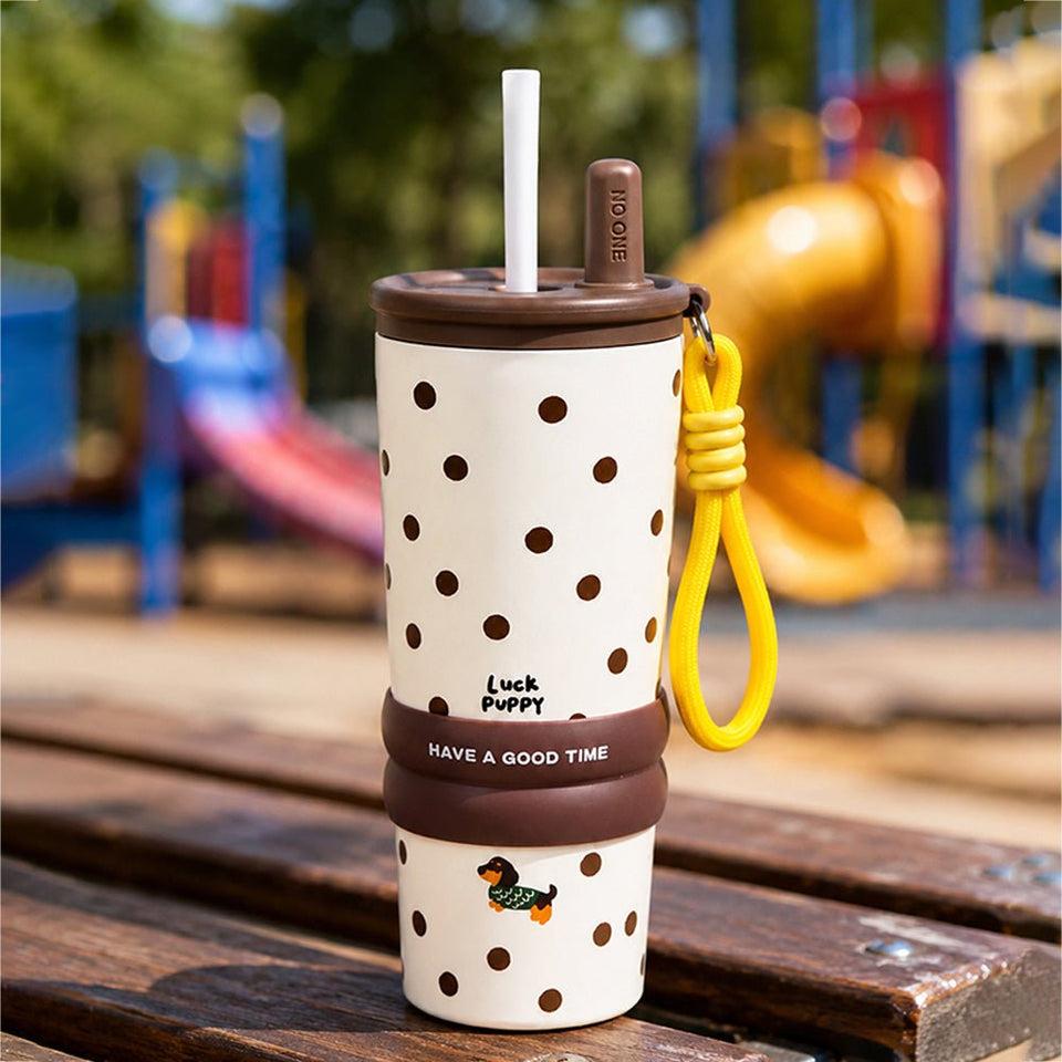 Joyful Straw Tumbler 🌸