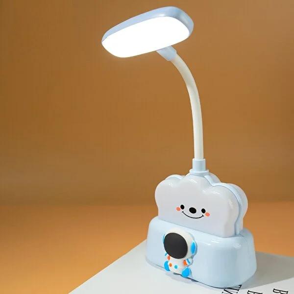 Cute Cartoon Kids Table Lamp with USB Cable | 360° Rotation | Rechargeable