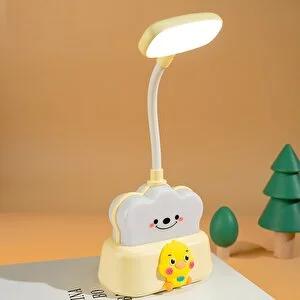 Cute Cartoon Kids Table Lamp with USB Cable | 360° Rotation | Rechargeable