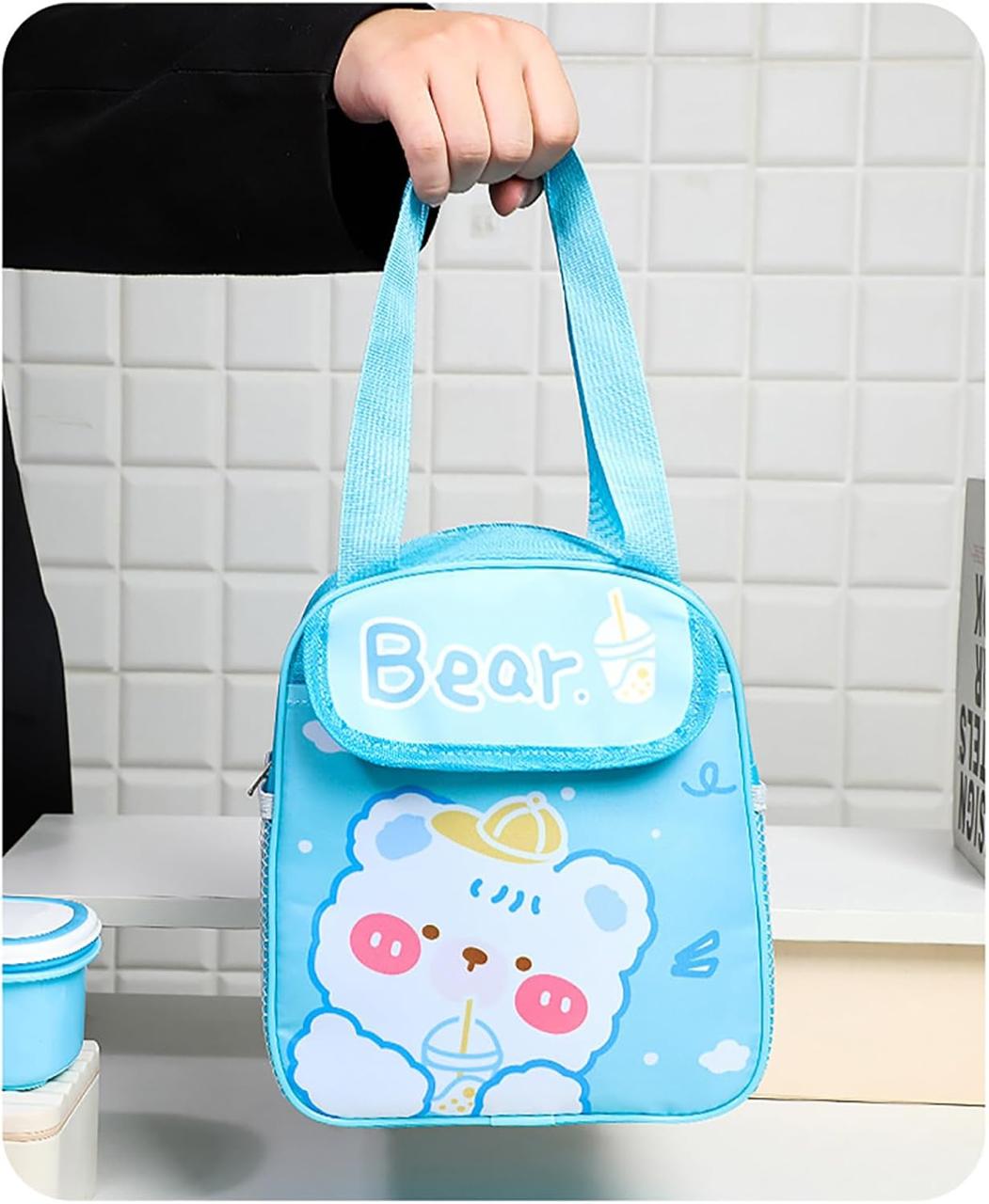 Kawaii Lunch Bag With Cutlery Section