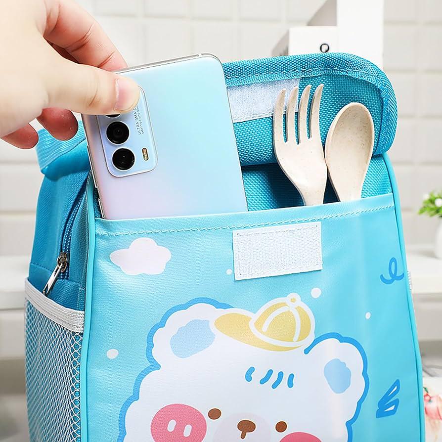 Kawaii Lunch Bag With Cutlery Section