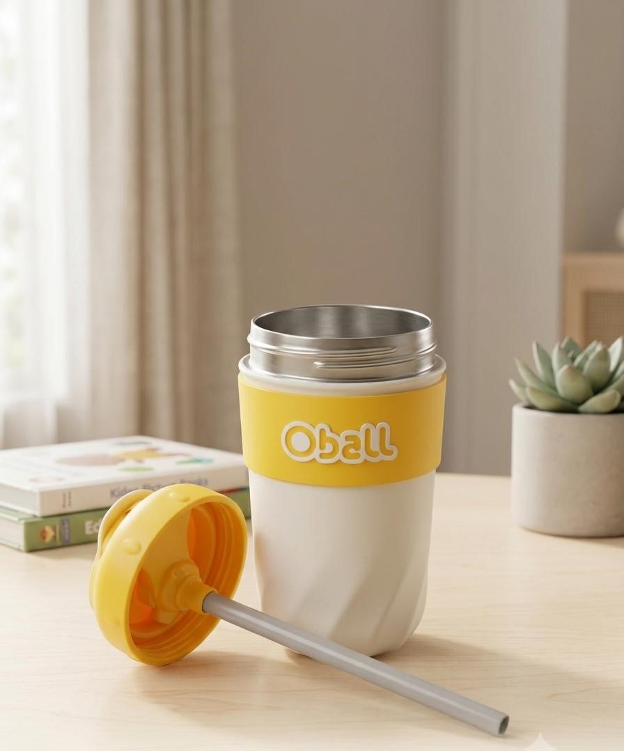 380ML Insulated Straw Coffee Sipper
