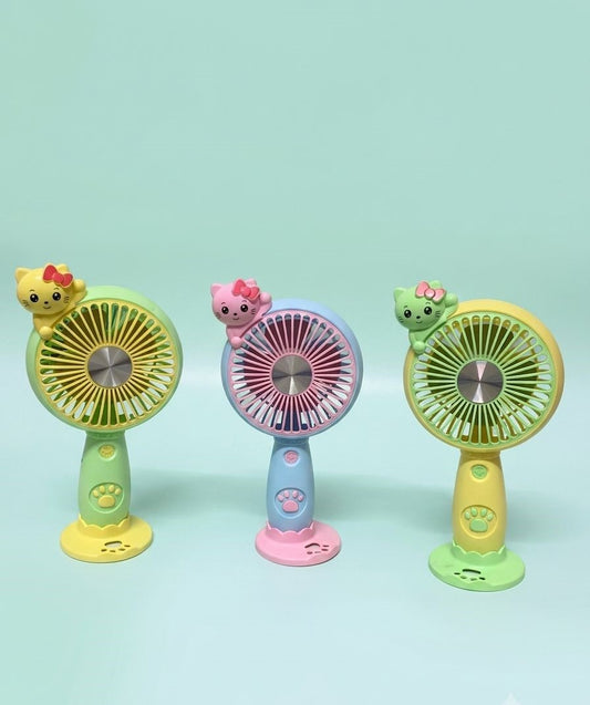 Kitty Theme USB Hand Fan